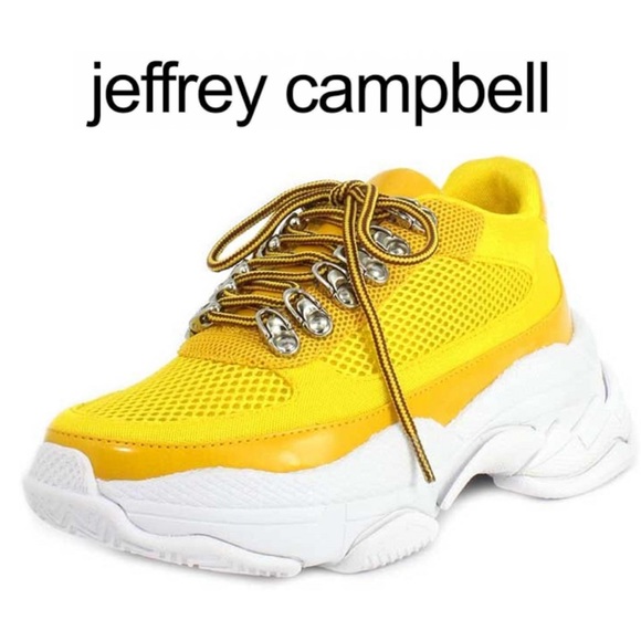 NIB Jeffrey Campbell Hotspot Chunky Oversized Platform Sneakers - Picture 2 of 12